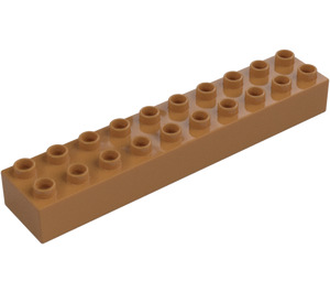 Duplo Keskitumma ihonvärinen Palikka 2 x 10 (2291)