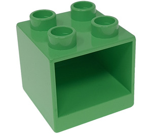 Duplo Medium groen Drawer Cabinet 2 x 2 x 1.5 (4890)