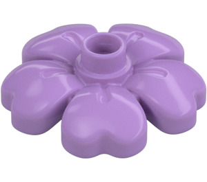 Duplo Mittlerer Lavendel Blume 3 x 3 x 1 (84195)