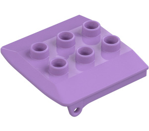 Duplo Medium lavendel Dak voor Cabin (4543 / 34558)