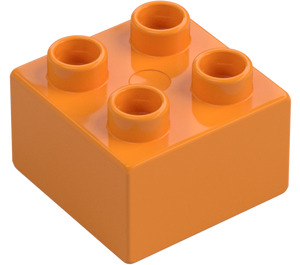 Duplo Mittleres Orange Stein 2 x 2 (3437 / 89461)