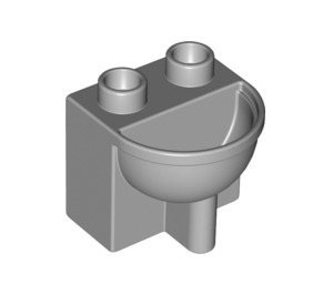 Duplo Medium Stone Gray Bathroom Sink (4892 / 21990)