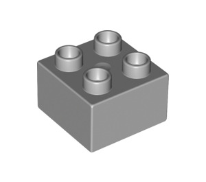 Duplo Medium Stone Gray Brick 2 x 2 (3437 / 89461)
