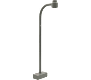 Duplo Medium Stone Gray Curved Rod with 2 x 1 Base (42083)