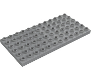 Duplo Medium Stone Gray Plate 6 x 12 (4196 / 18921)