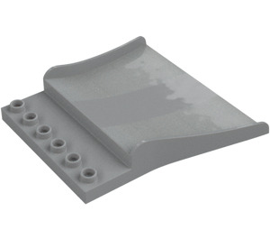 Duplo Medium Stone Gray Ramp Bottom (73540)