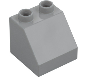 Duplo Medium Stone Gray Slope 2 x 2 x 1.5 (45°) (6474 / 67199)