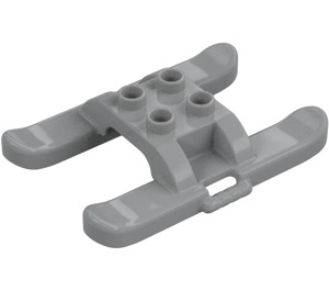 Duplo Medium Stone Gray Undercarriage 4 x 6 (79794)