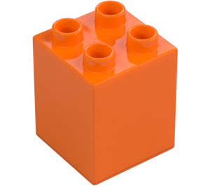 Duplo orange Klods 2 x 2 x 2 (31110)