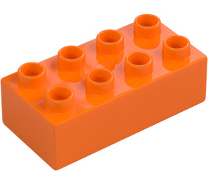 Duplo Orange Brick 2 x 4 (3011 / 31459)