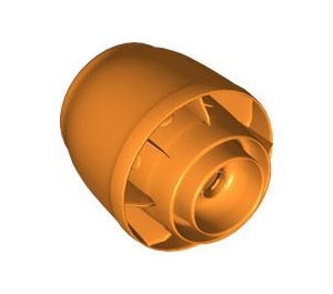 Duplo Oranje Container 6 x 6 x 4 1/2 met Rotation Pin (2392)