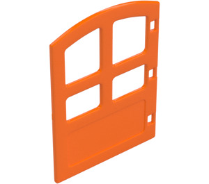 Duplo Orange Porte avec des fenêtres inférieures plus petites (31023)