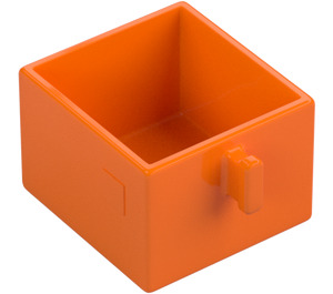 Duplo Orange Drawer with Handle (4891)