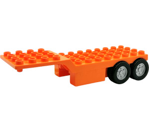 Duplo oranžová Truck Přívěs 4 x 13 x 2 (47411 / 89861)