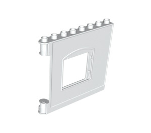 Duplo Panel 1 x 8 x 6 with Window - Right (53916)