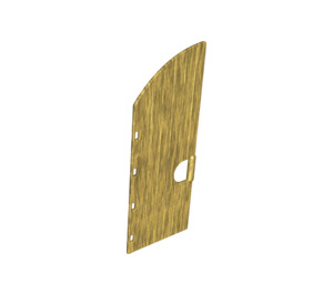 Duplo Oro perlato Porta Wood 4 x 7 con 4 Hinges (66820 / 98239)