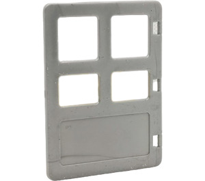Duplo Pearl Light Gray Door with Different Sized Panes (2205)