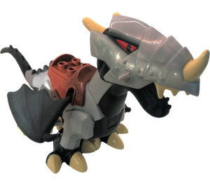 Duplo Gris Clair Perle Dragon avec Armure (54818)