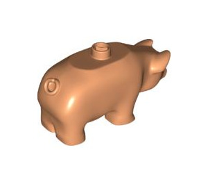 Duplo Pig mit Curled Schwanz (75722)