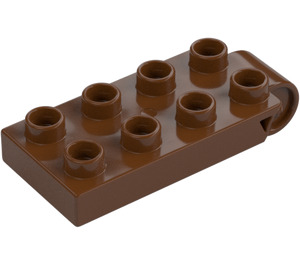 Duplo assiette 2 x 4 avec B Connecteur Haut (16686)