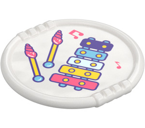 Duplo Plate with Musical Toy (27372)