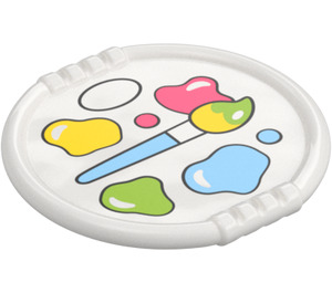 Duplo Plate med Paint og Paintbrush (27372 / 104360)