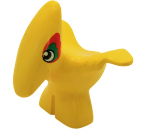 Duplo Pteranodon Baby met Groen en Oranje Ogen