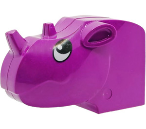 Duplo Purple Rhinoceros Head (44218 / 44220)