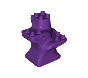 Duplo Morado Árbol Hollow (6411)