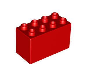 Duplo Červená Kostka 2 x 4 x 2 (31111)