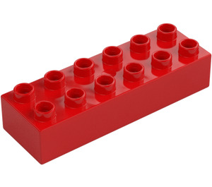 Duplo Rød Klods 2 x 6 (2300)