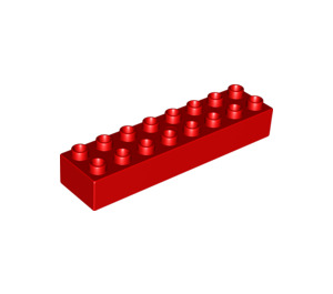 Duplo Red Brick 2 x 8 (4199)