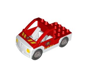 Duplo Red Car/Truck Base Assembly (47438 / 47440)
