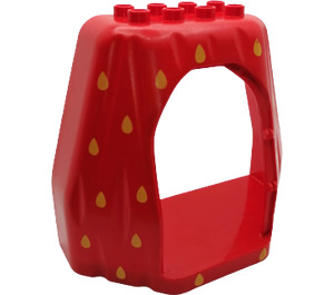 Duplo Röd Cave med Dewdrops (31072)