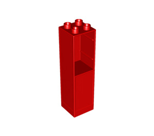 Duplo Rød Column 2 x 2 x 6 (6462)