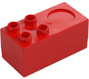 Duplo Red Cooker with Hotplate (6472)