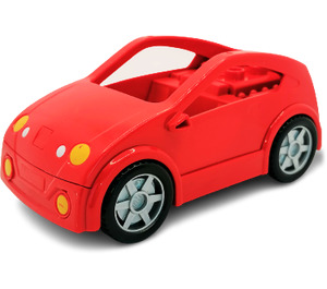 Duplo rot Coupe Auto mit rot Base (53898)