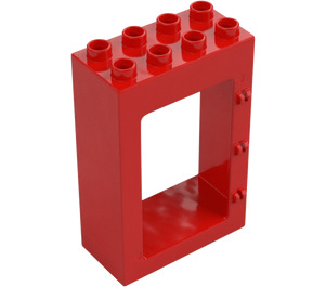 Duplo Rød Dør Ramme 2 x 4 x 5 (92094)