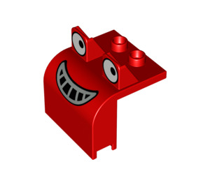 Duplo Rouge Dozer De Face (Les yeux regardant vers la gauche) (40647 / 53061)