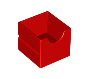 Duplo Red Drawer with Cut Out (6471)