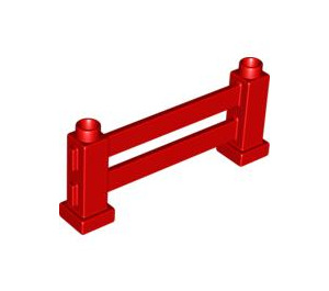Duplo Red Fence 1 x 6 x 2 (31021 / 31044)