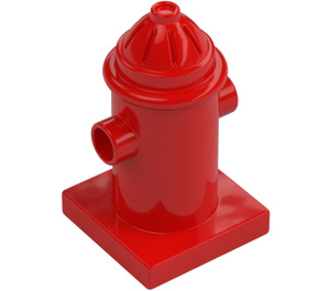 Duplo Rød Hydrant (6414)