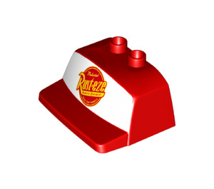 Duplo Rojo Mack Coche Gorra con Deco. (12040 / 89751)