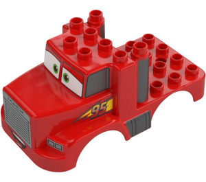 Duplo Red Mack Chassis 5 x 9 x 3 (107021)