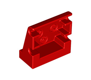 Duplo Red Panel 1 x 2 x 1 2/3 Sloped with 3 Embossed Gauges (6428)