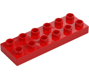 Duplo Rojo Placa 2 x 6 (98233)