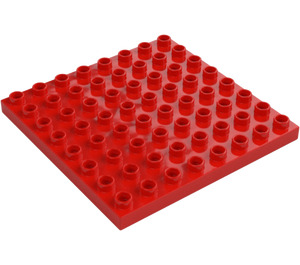 Duplo Punainen Levy 8 x 8 (51262 / 74965)