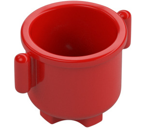 Duplo Red Pot with Grip Handles (31042)