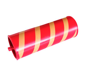 Duplo Red Roller with Yellow Stripe (31035)