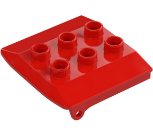 Duplo Red Roof for Cabin (4543 / 34558)